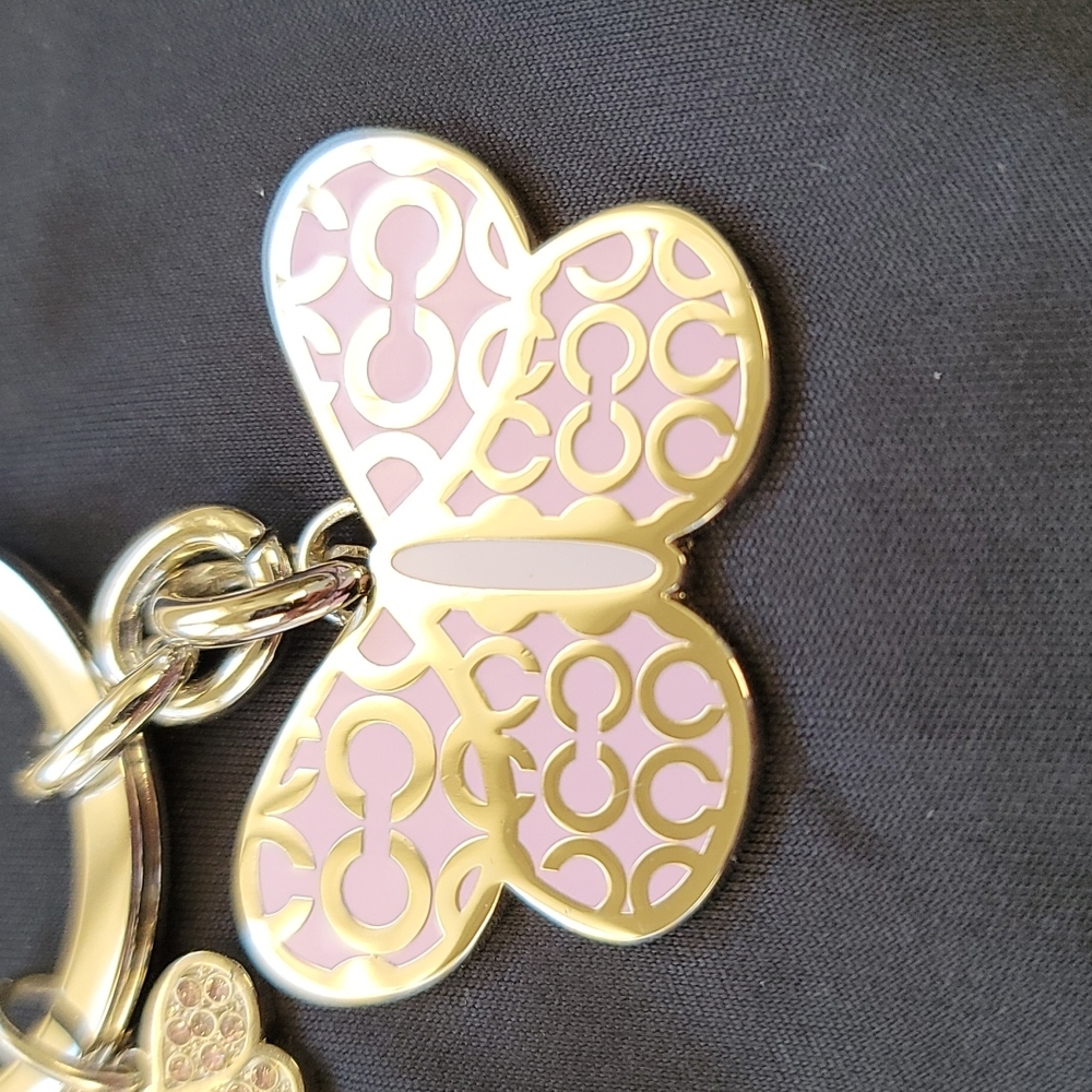 Coach Butterfly Keychain - Picture 4 of 9